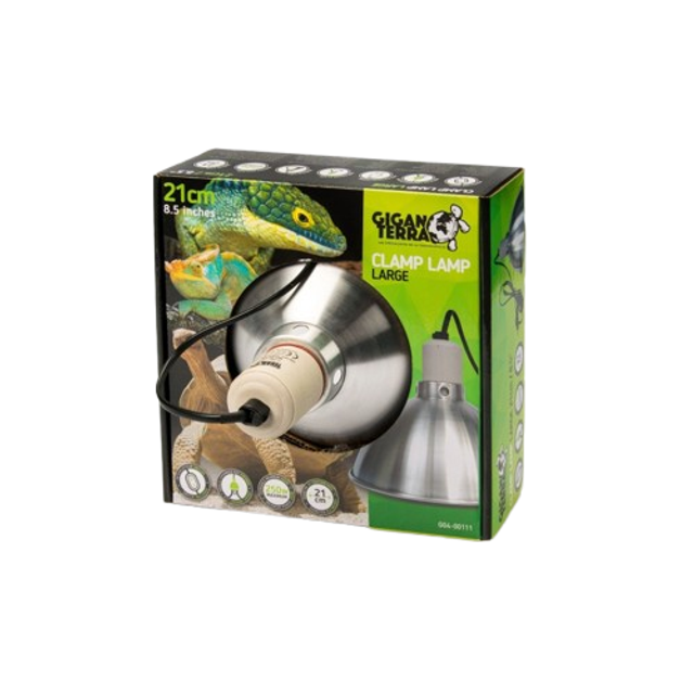 Clamp Lamp Large 21cm terrarium