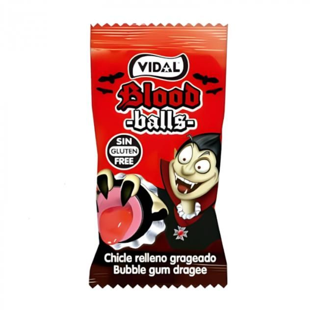 Vidal Blood Balls Bubble Gum - SINGLE