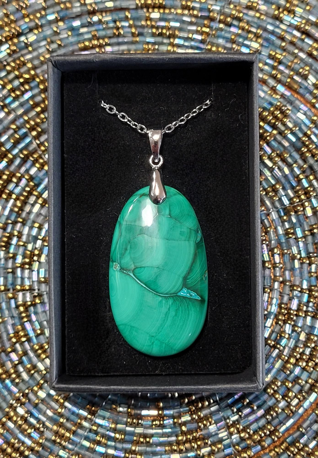Pendentif Malachite 