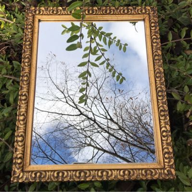 Antik Spiegel vergoldet