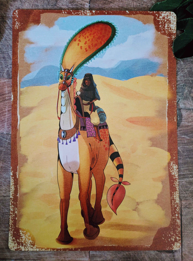 Illustration "Créature de Wingthel : Le Su'Vinar" - 21 x 14,8 cm (A5)