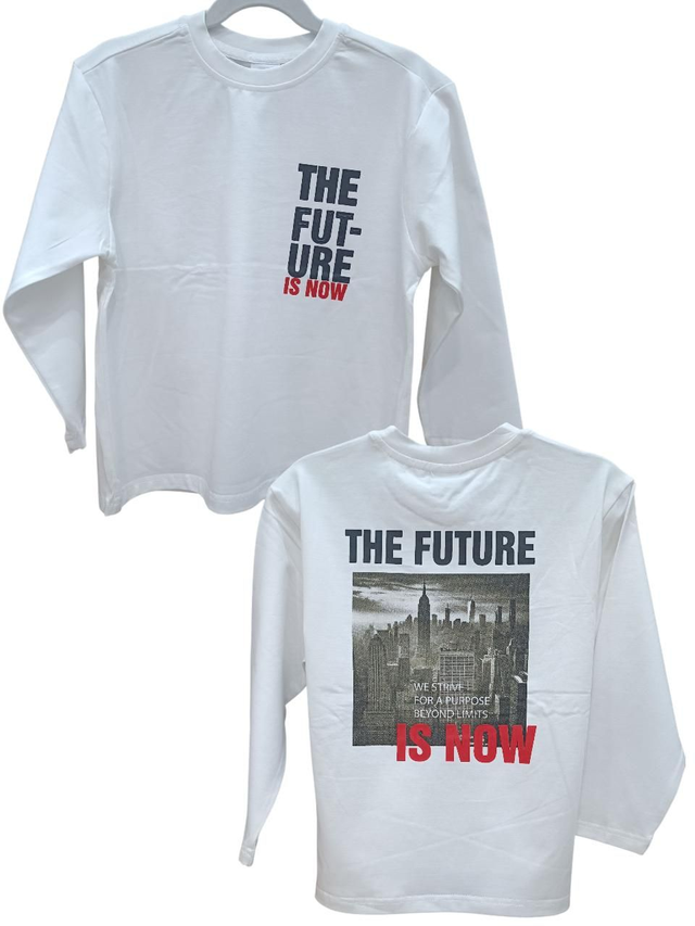 T-shirt blanc the future