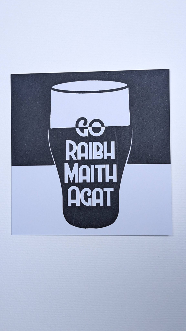 Go Raibh Maith Agat (Pint Design)