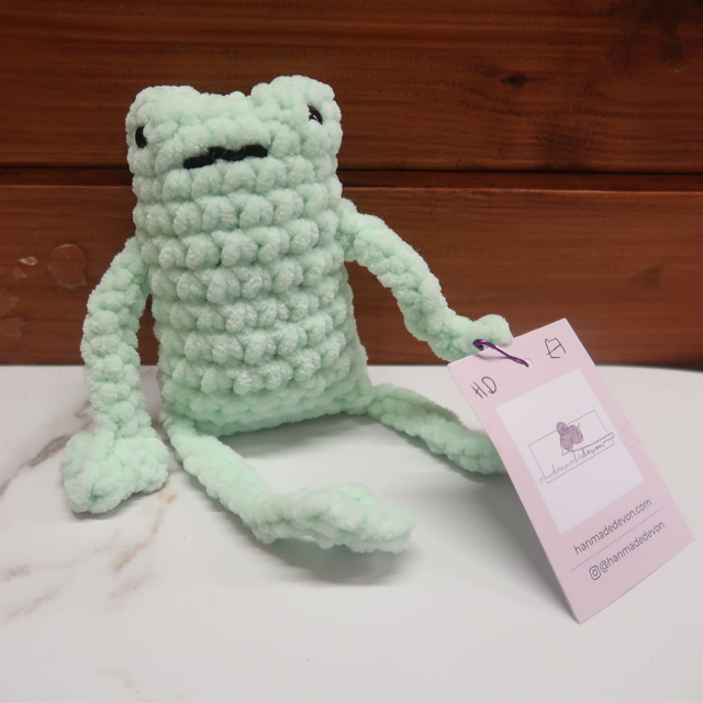 Crochet Leggy Frog Plushie