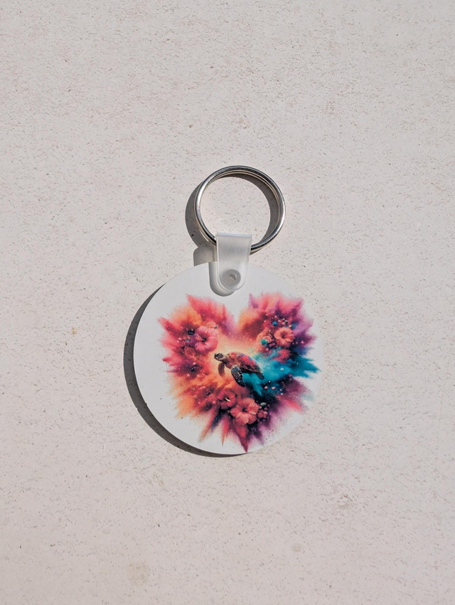 Portes clés sublimation Tortue 🐢