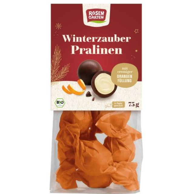 Rosengarten Winterzauber Pralinen Orange 75g Tüte