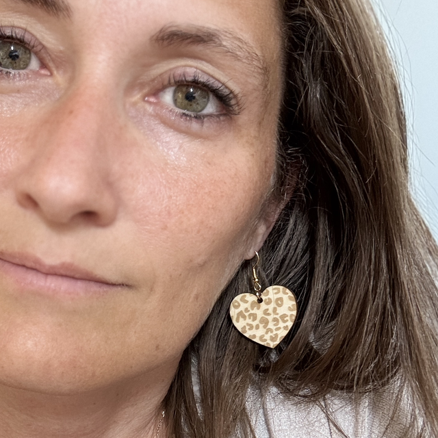 Boucles d’oreilles léopard 
