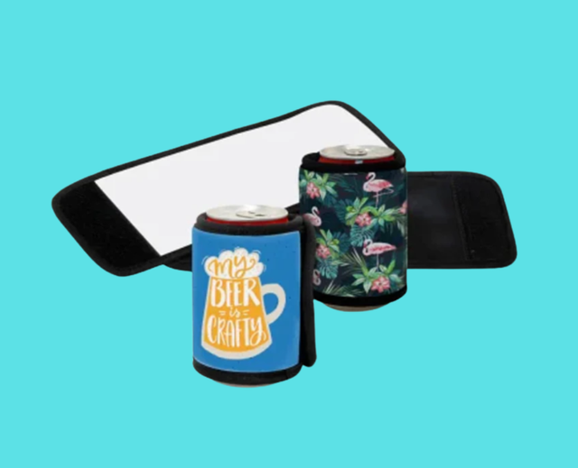SUBLIMATED - Velcro Can / Stubby Coolers - 3 Different types - BULK BUY OPTION