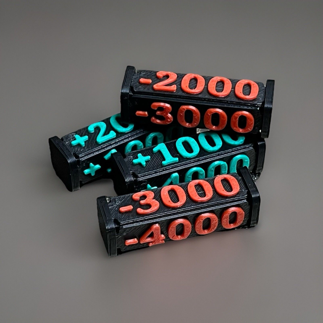 +/-1000 bis 4000 Set (4 tlg.)