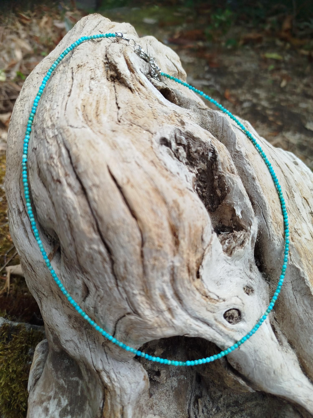 Collier Turquoise d'Arizona 
