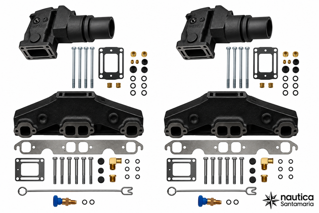 Collettore e Riser (19,7 cm) Volvo Penta V8 5.0 / 5.7 dal 1993