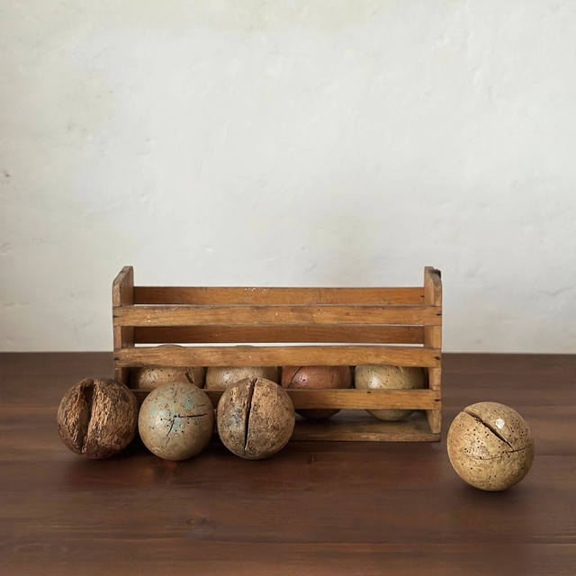 le jeu de boules en bois