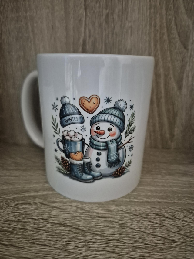 Mug Noël &quot; bonhomme de neige&quot;