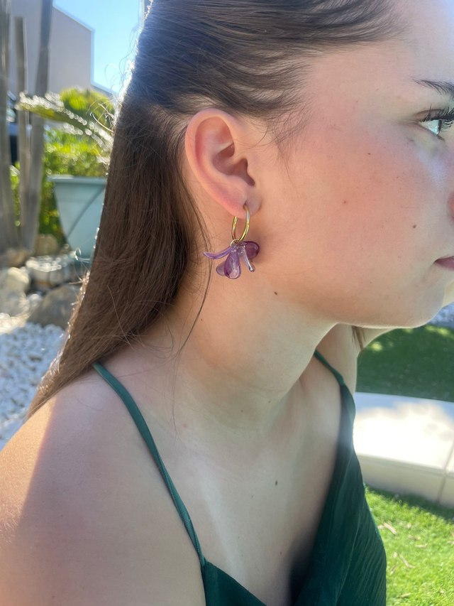 boucle d'oreille Flore