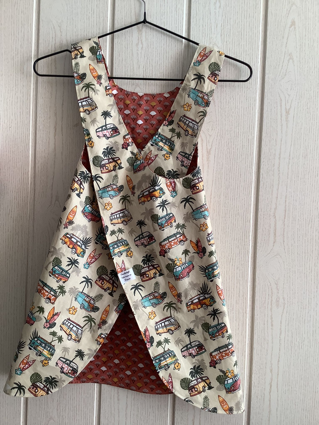 Tablier japonais enfant en tissu enduit