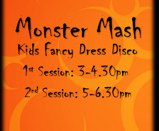 Halloween - Childrens Fancy Dress Disco 30th October (pick your time slot)