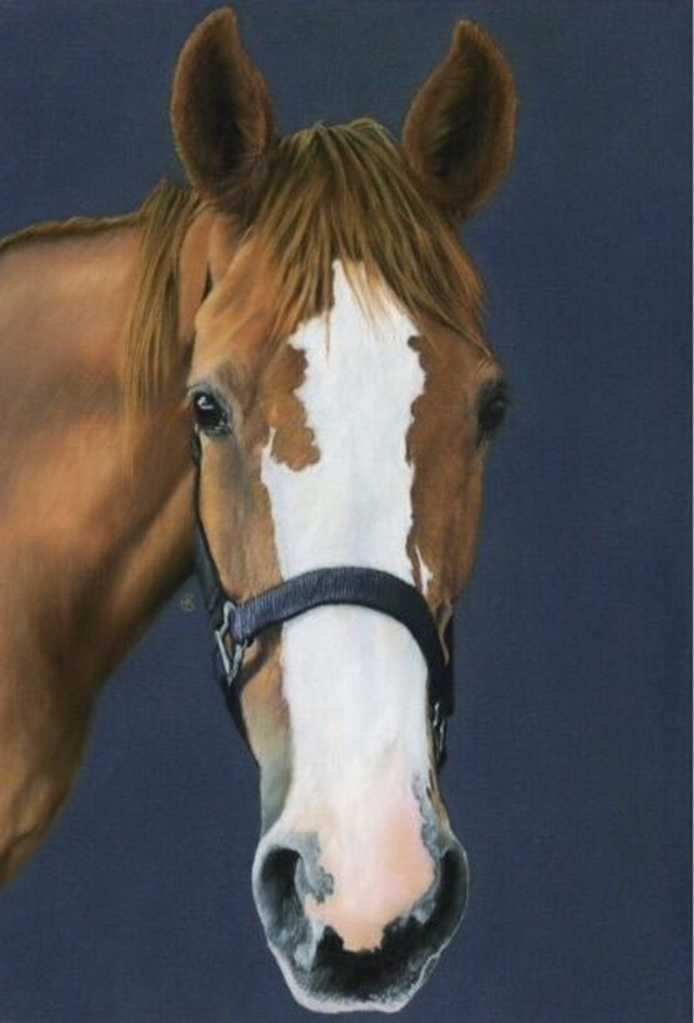 Print (small) 'SAIGON' (Olde Manegepeerd)  