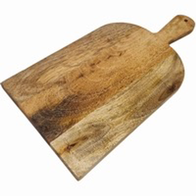 Snijplank mangohout greep rond
