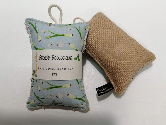 Eponge Toile de Jute Oignons