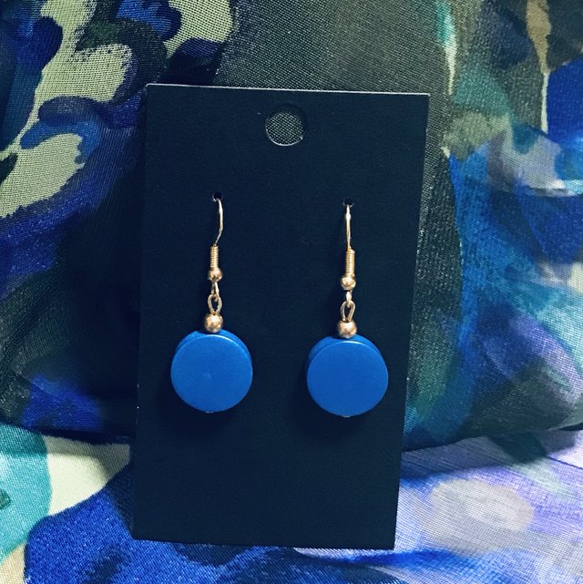 Blue Dangling Earrings - BLDE50