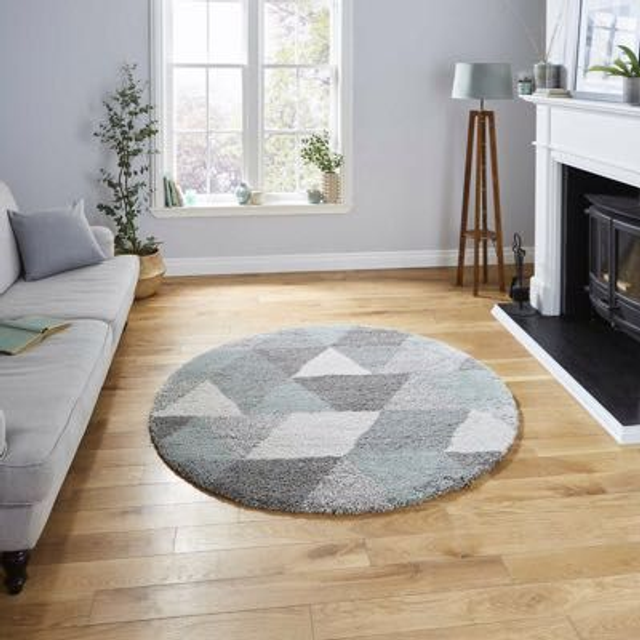 Royal Nomadic 7611 Circle Beige/Aqua Green