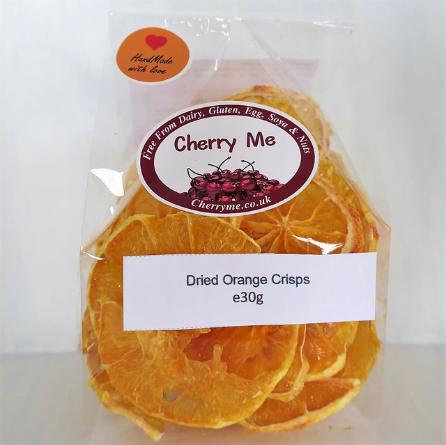 Dried Orange Crisps - 4 Bags