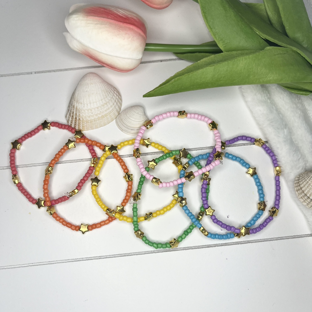 Rainbow star bracelets⭐️