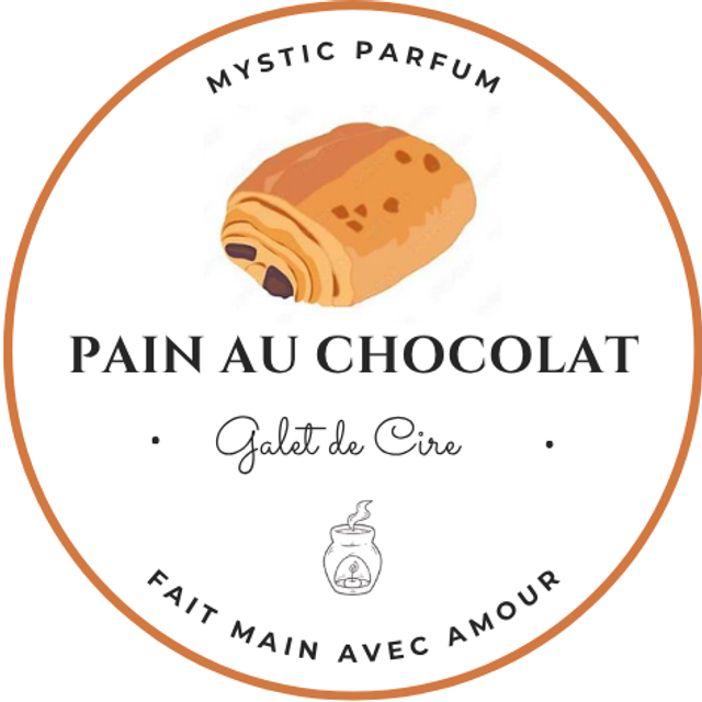 Galet de cire - Pain au chocolat
