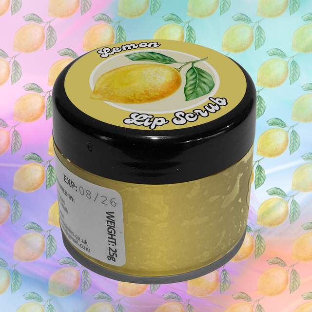 Lemon Flavour Lip Scrub (25g)