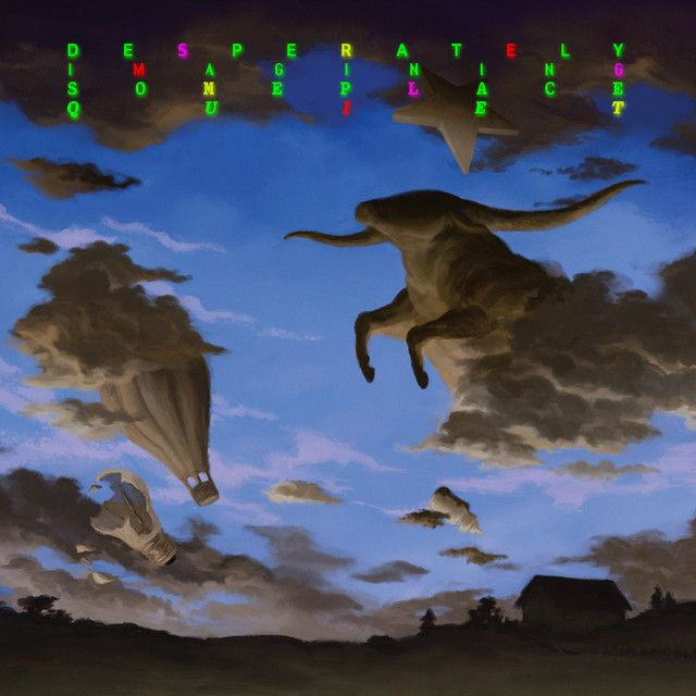 Disq - Desperately Imagining Someplace Quiet LP (Indies Exclusive Half Green &amp; Half Blue Vinyl)