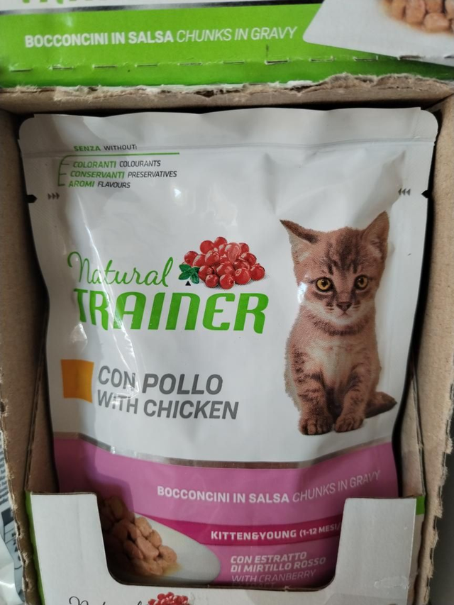Natural Trainer Kitten Bocconcini Pollo/Tacchino 