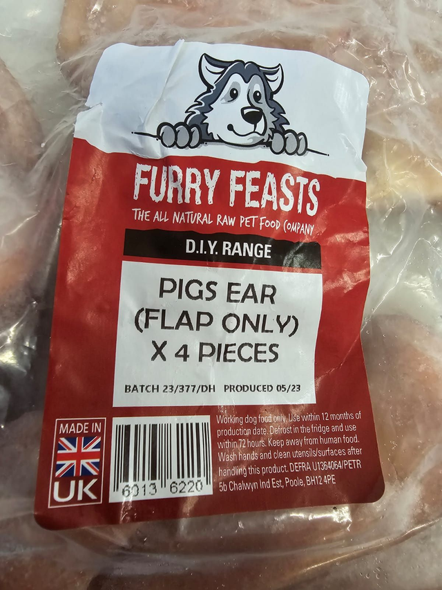 Pigs Ear - Flap Only (Pack of 4)