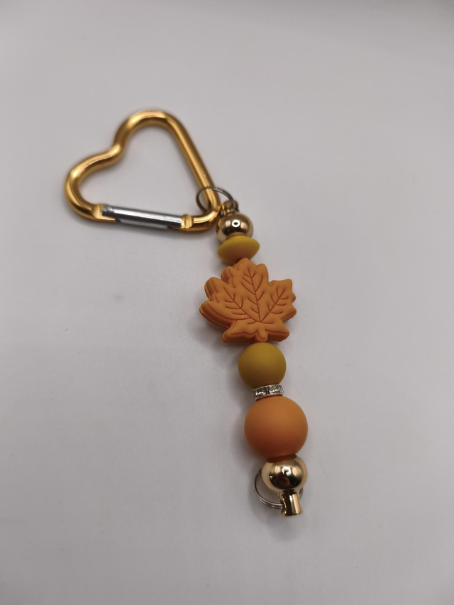 Porte clef feuille érable 