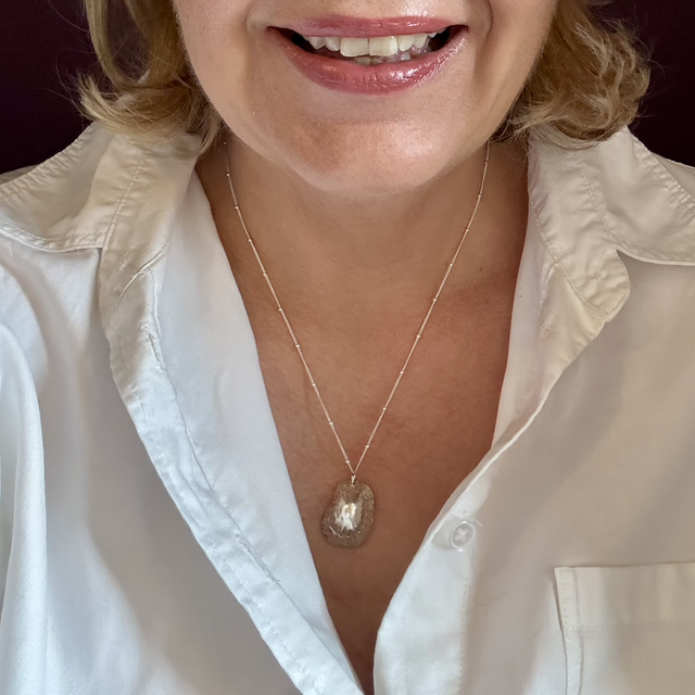 Silver Limpet Shell Necklace