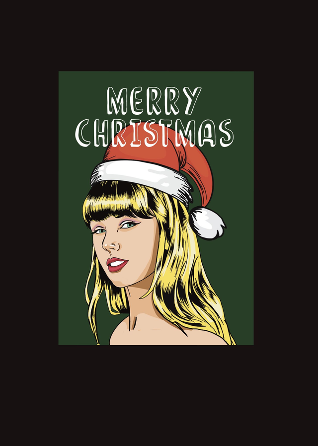Taylor Swift Christmas Card (A5)