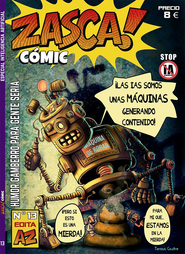 ZASCA CÓMIC Nº13 INTELIGENCIA ARTIFICIAL