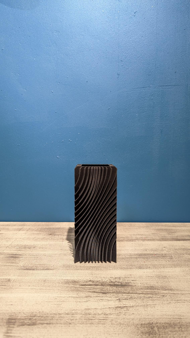 Vase Cariama EBENE - pour plantes séchées