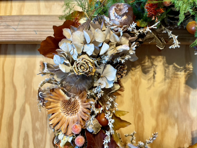luxury handmade autumn wreath