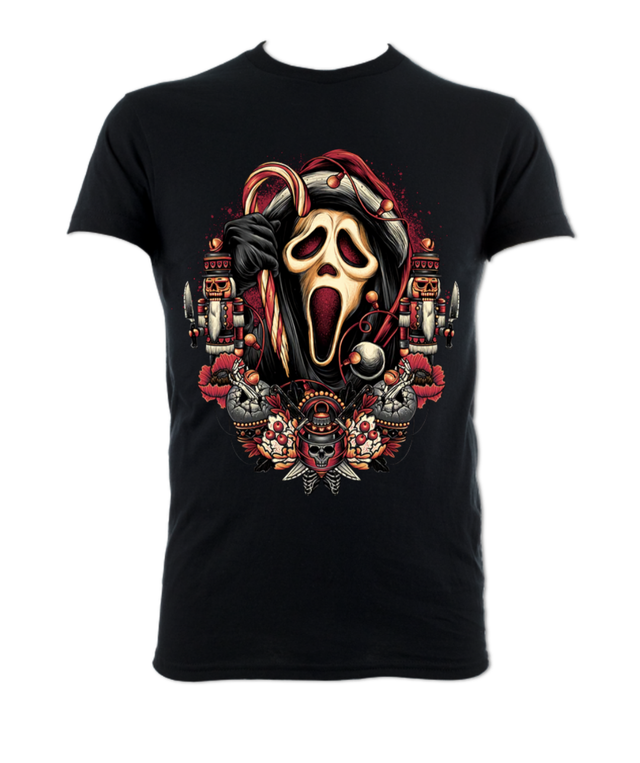 Scream Ghostface Christmas T-shirt