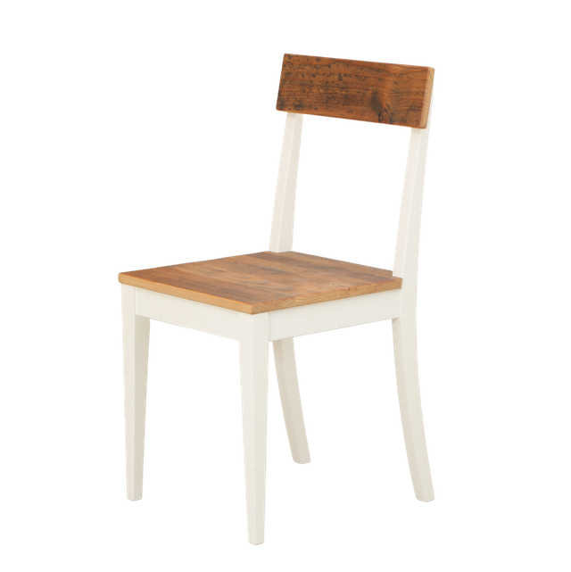 UNIK Altholz Stuhl kittweiß