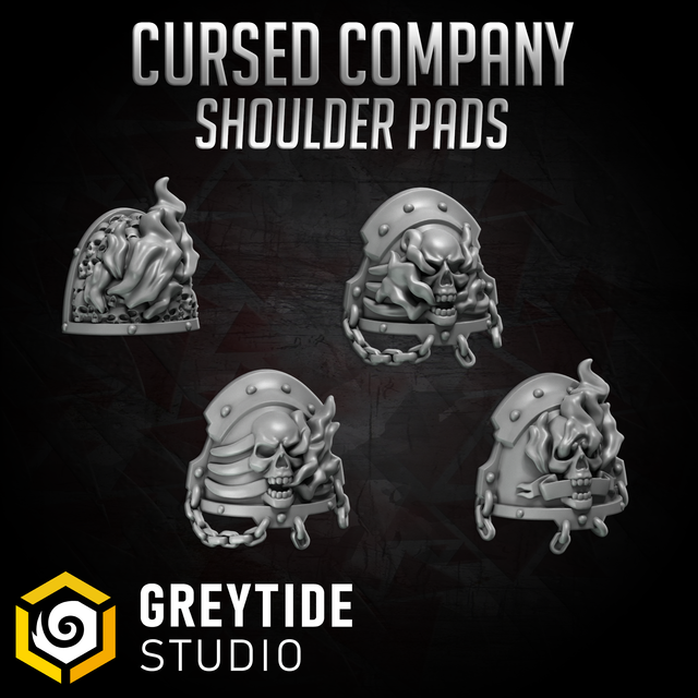 Skull Shoulder Pads (Cursed Company)