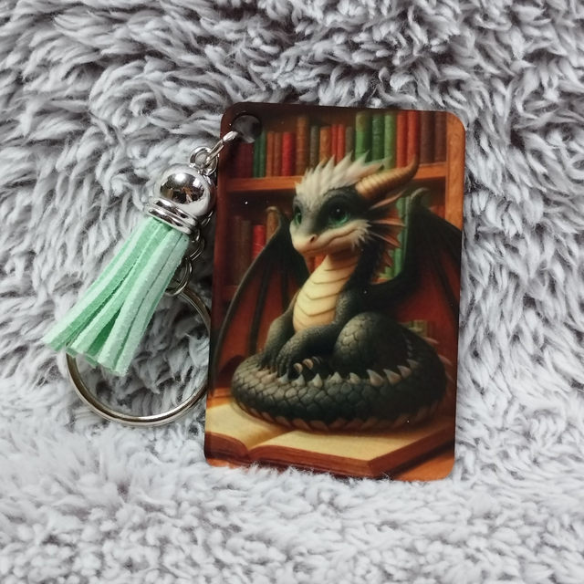 Dragon à la bibliothèque