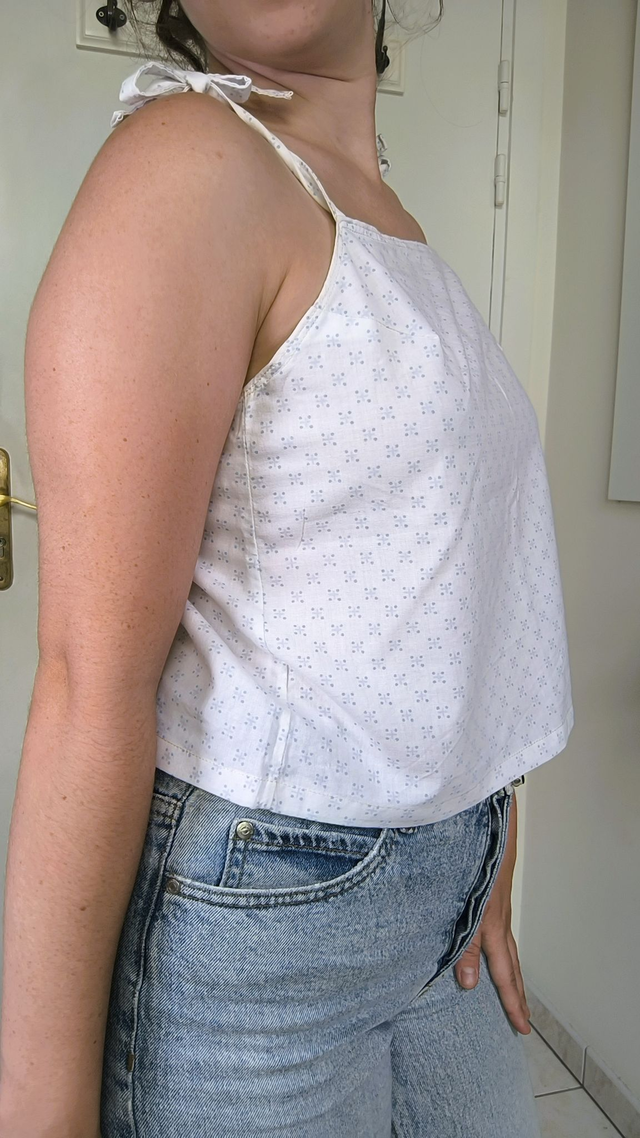 Top pois bleus - Taille 2
