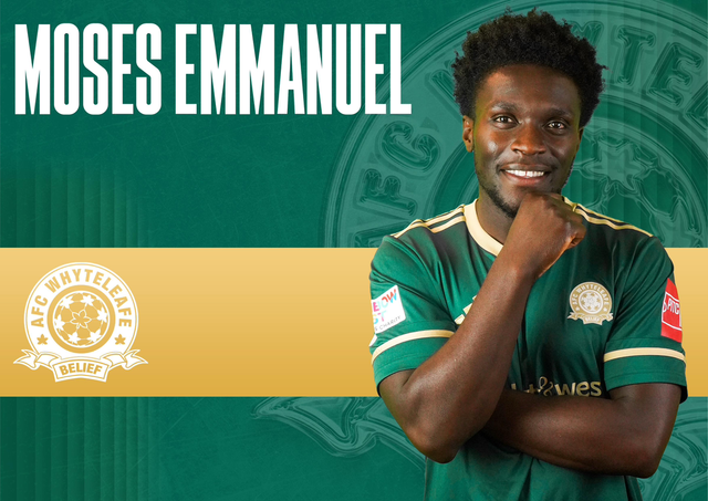 Moses Emmanuel Player sponsorship