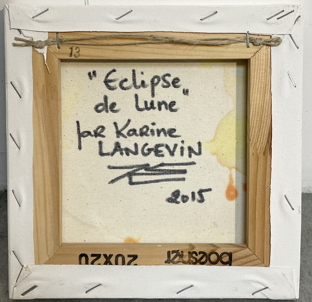 Eclipse de Lune - 20x20cm - 2015