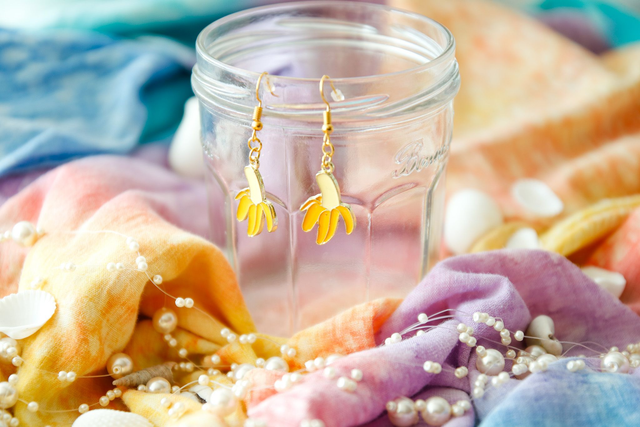 Boucles d&#039;oreilles Banane