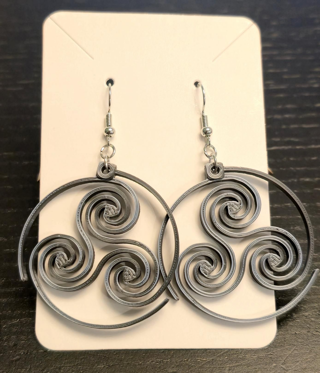 Boucles d'oreilles Triskell