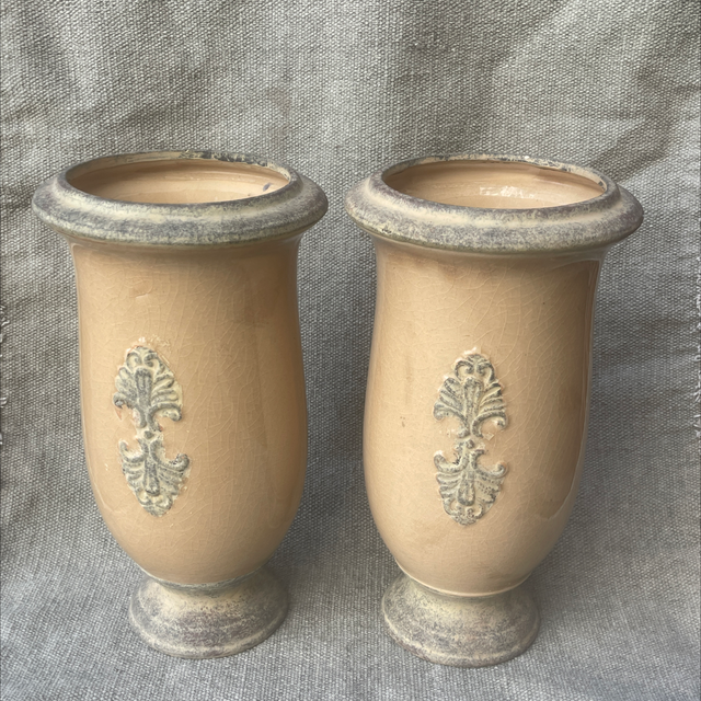 Pflanztöpfe  2 Stück Keramik Landhaus