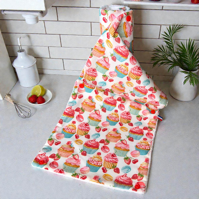 7 Essuie-Tout Lavables en rouleau avec pression – Microfibre &amp; Coton