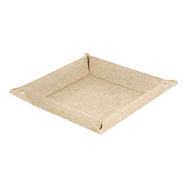 Burlap Square Snap Up Tray